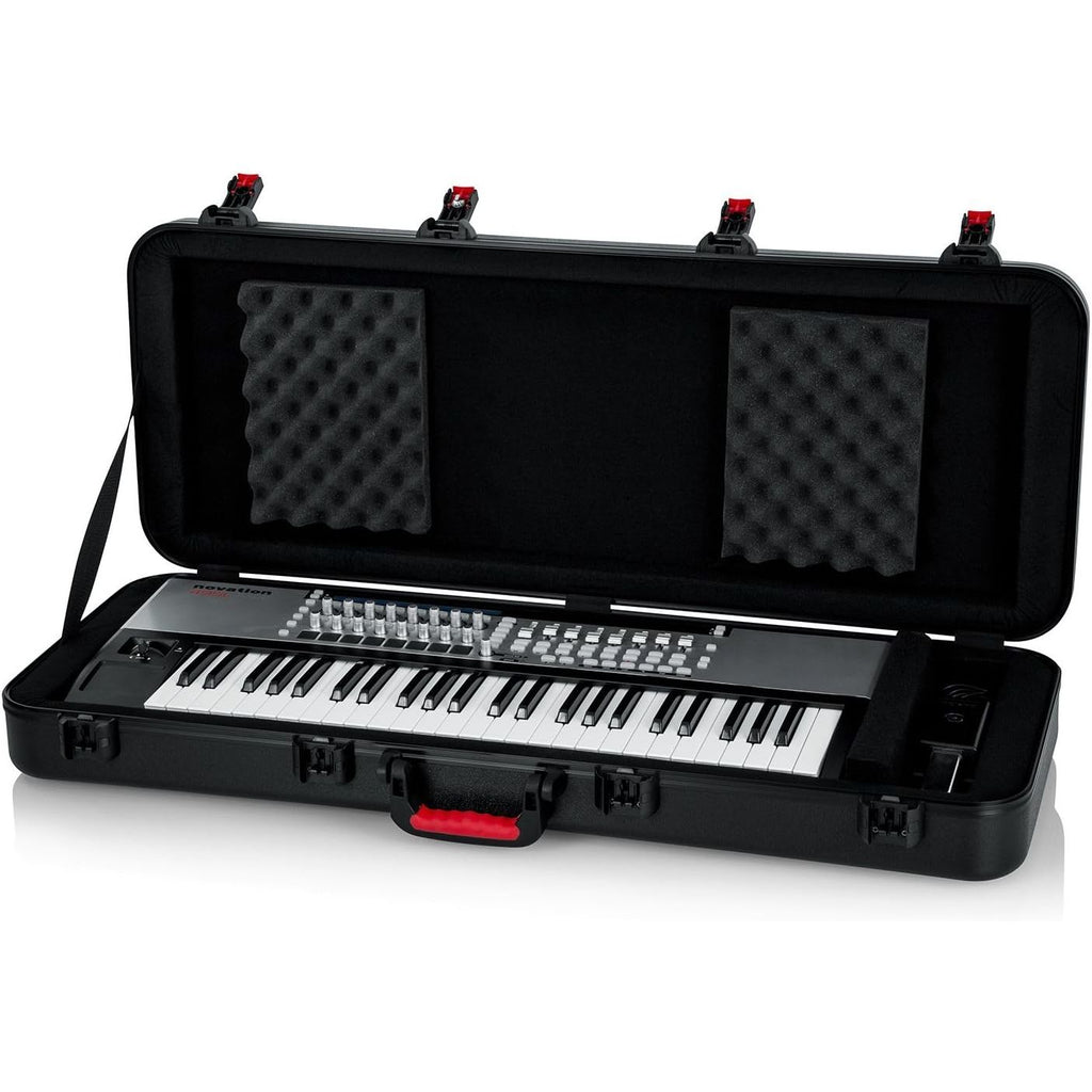 Gator Keyboard Hard Shell Case with Wheels & TSA-Approved Locks