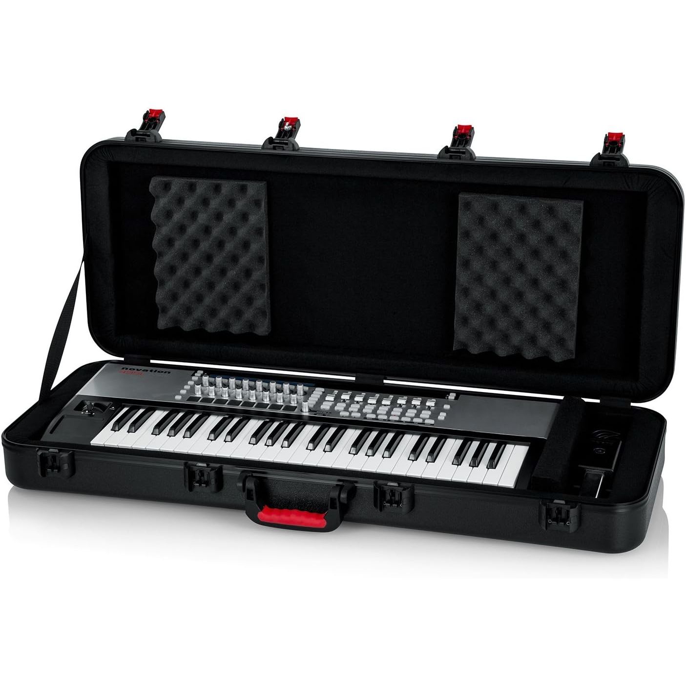 Gator Keyboard Hard Shell Case with Wheels & TSA-Approved Locks
