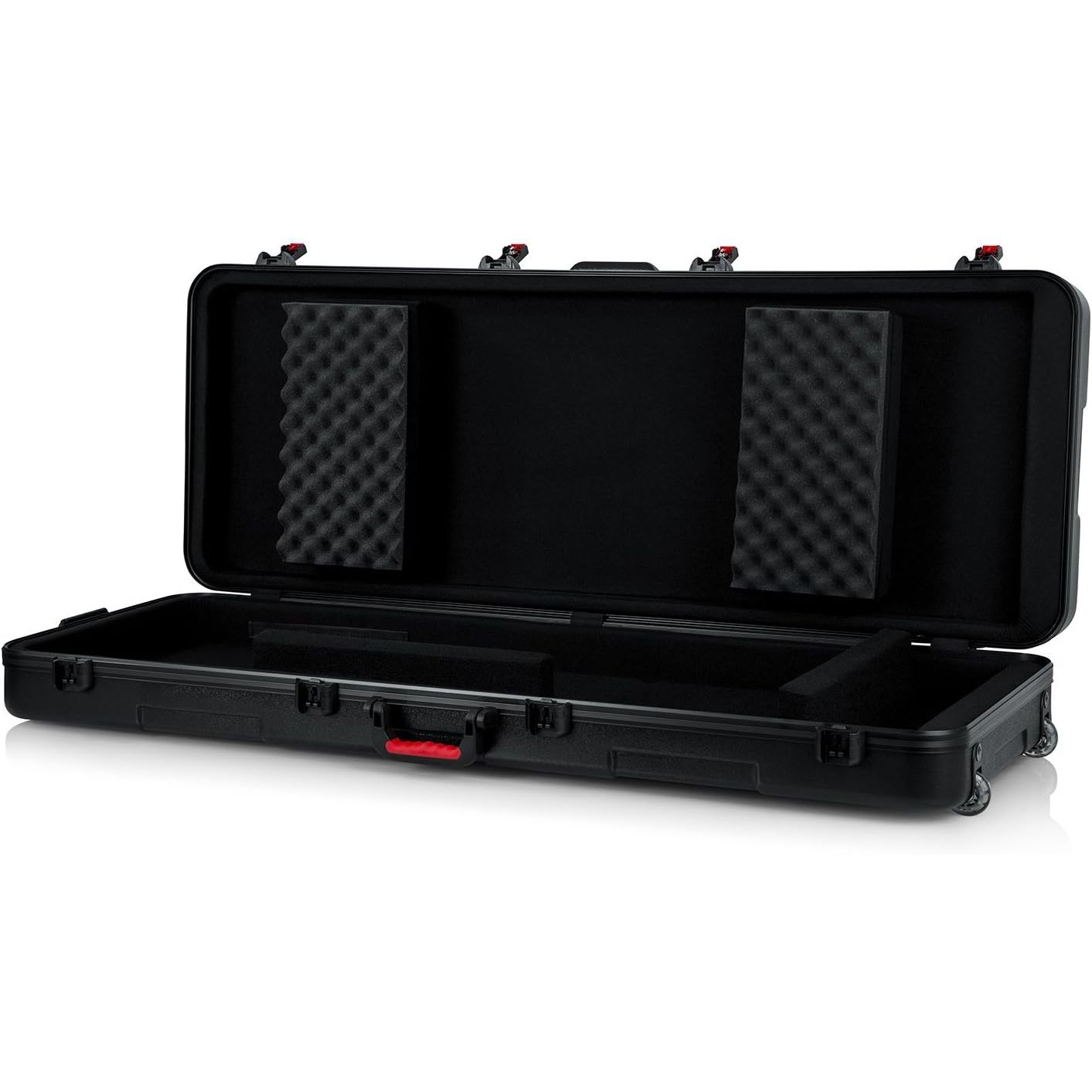 Gator Keyboard Hard Shell Case with Wheels & TSA-Approved Locks
