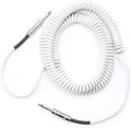 Prestige Picks® 1/4 in. Coiled TS Mono Instrument Cable - White