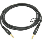 Prestige Picks® 1/4 in. Standard TS Mono Instrument Cable - Black