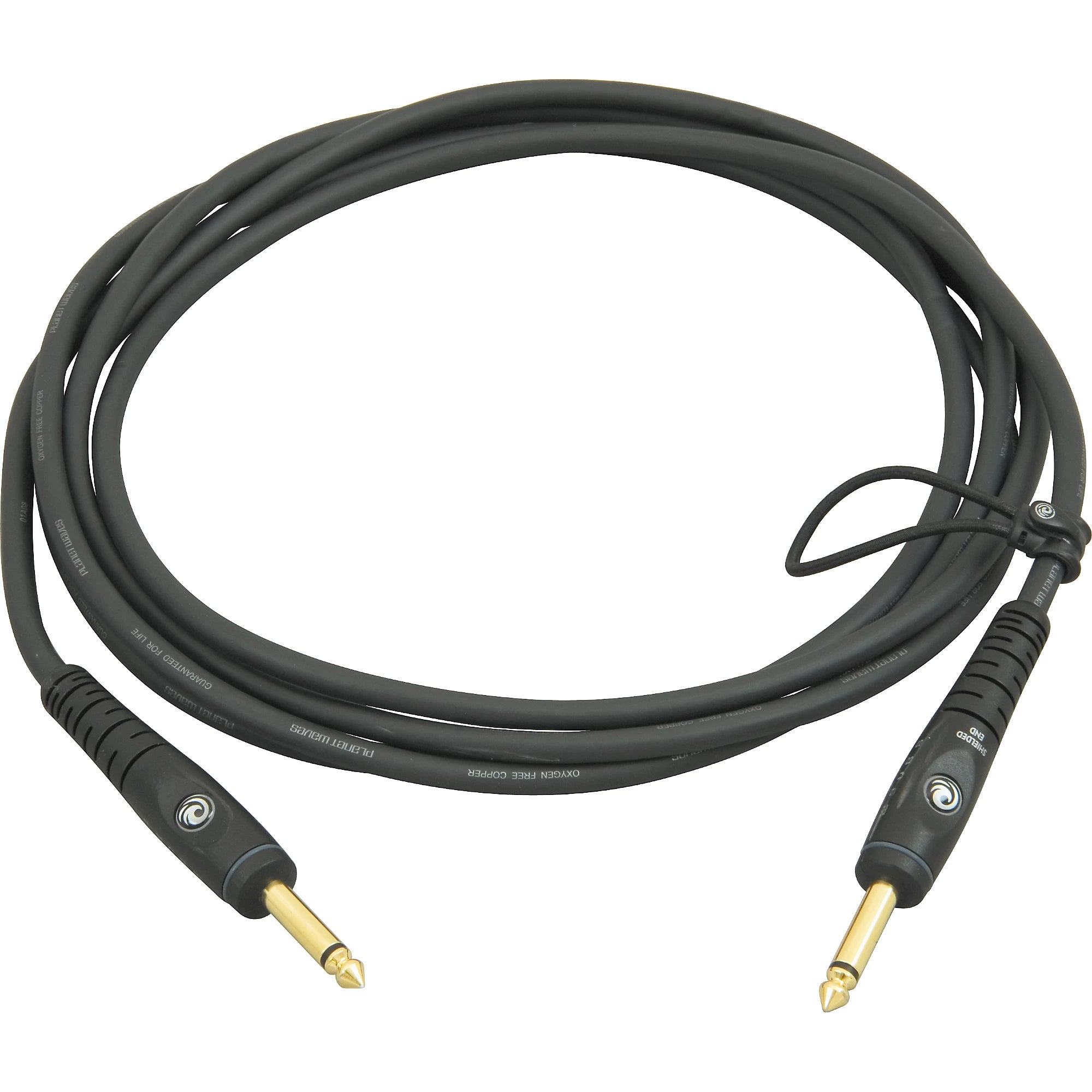 Prestige Picks® 1/4 in. Standard TS Mono Instrument Cable - Black