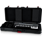 Gator Keyboard Hard Shell Case with Wheels & TSA-Approved Locks