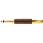 Prestige Picks® 1/4 in. Braided TS Mono Instrument Cable (Straight + Right-Angle) - Yellow