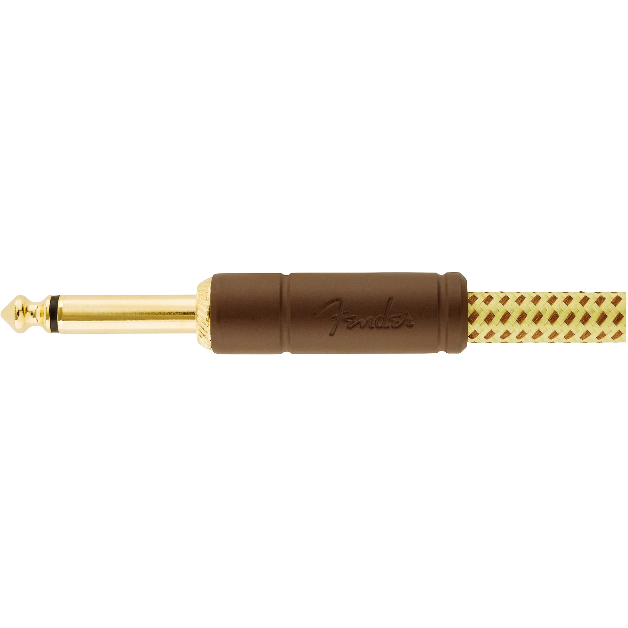 Prestige Picks® 1/4 in. Braided TS Mono Instrument Cable (Straight + Right-Angle) - Yellow