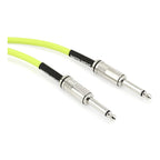 Prestige Picks® 1/4 in. Standard TS Mono Instrument Cable - Green