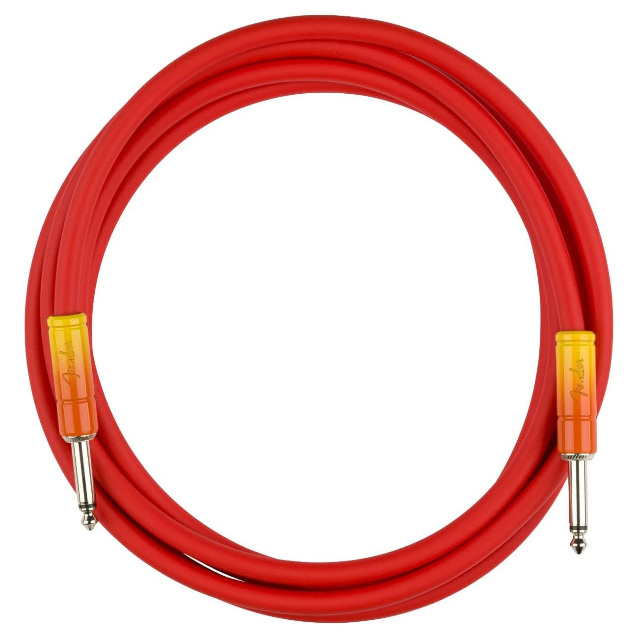 Prestige Picks® 1/4 in. Standard TS Mono Instrument Cable - Red