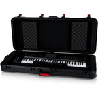 Gator Keyboard Hard Shell Case with Wheels & TSA-Approved Locks