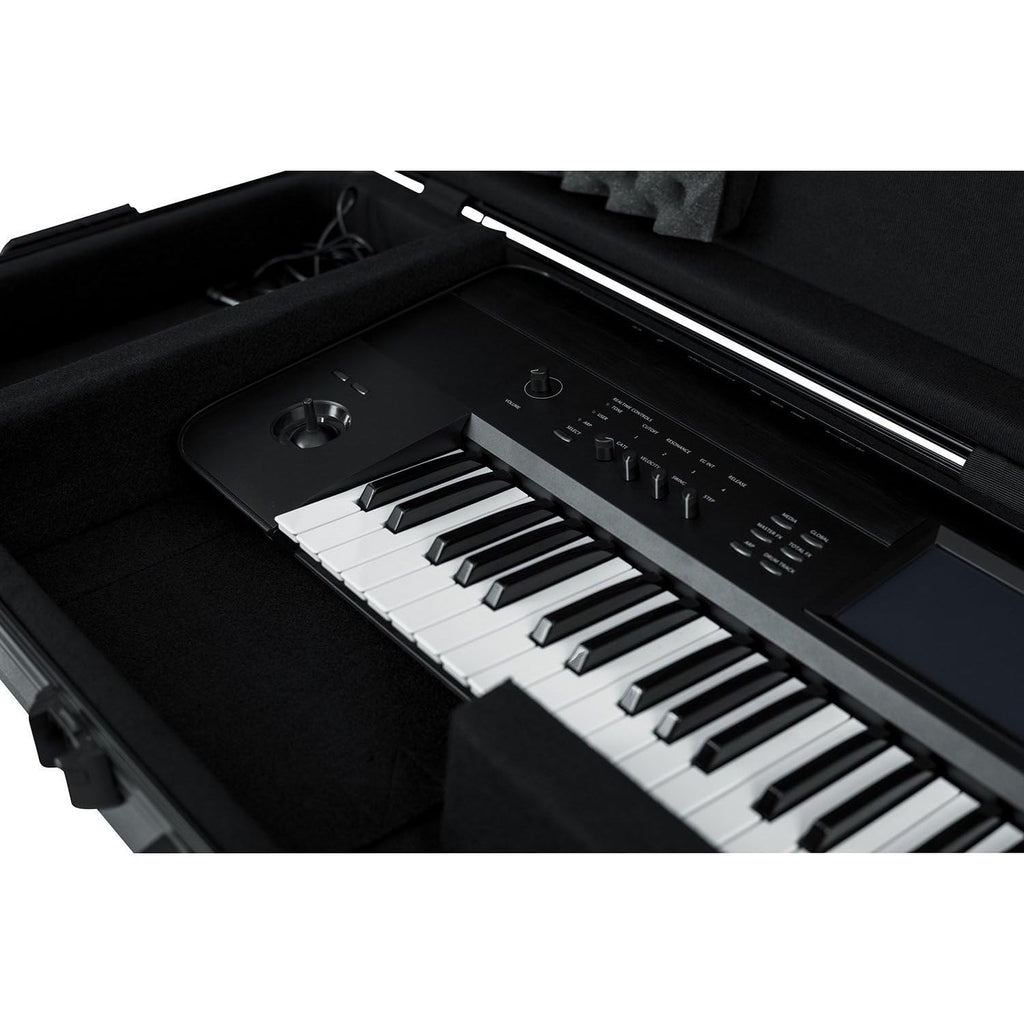 Gator Keyboard Hard Shell Case with Wheels & TSA-Approved Locks