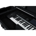 Gator Keyboard Hard Shell Case with Wheels & TSA-Approved Locks