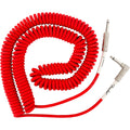Prestige Picks® 1/4 in. Coiled TS Mono Instrument Cable (Straight + Right-Angle) - Red