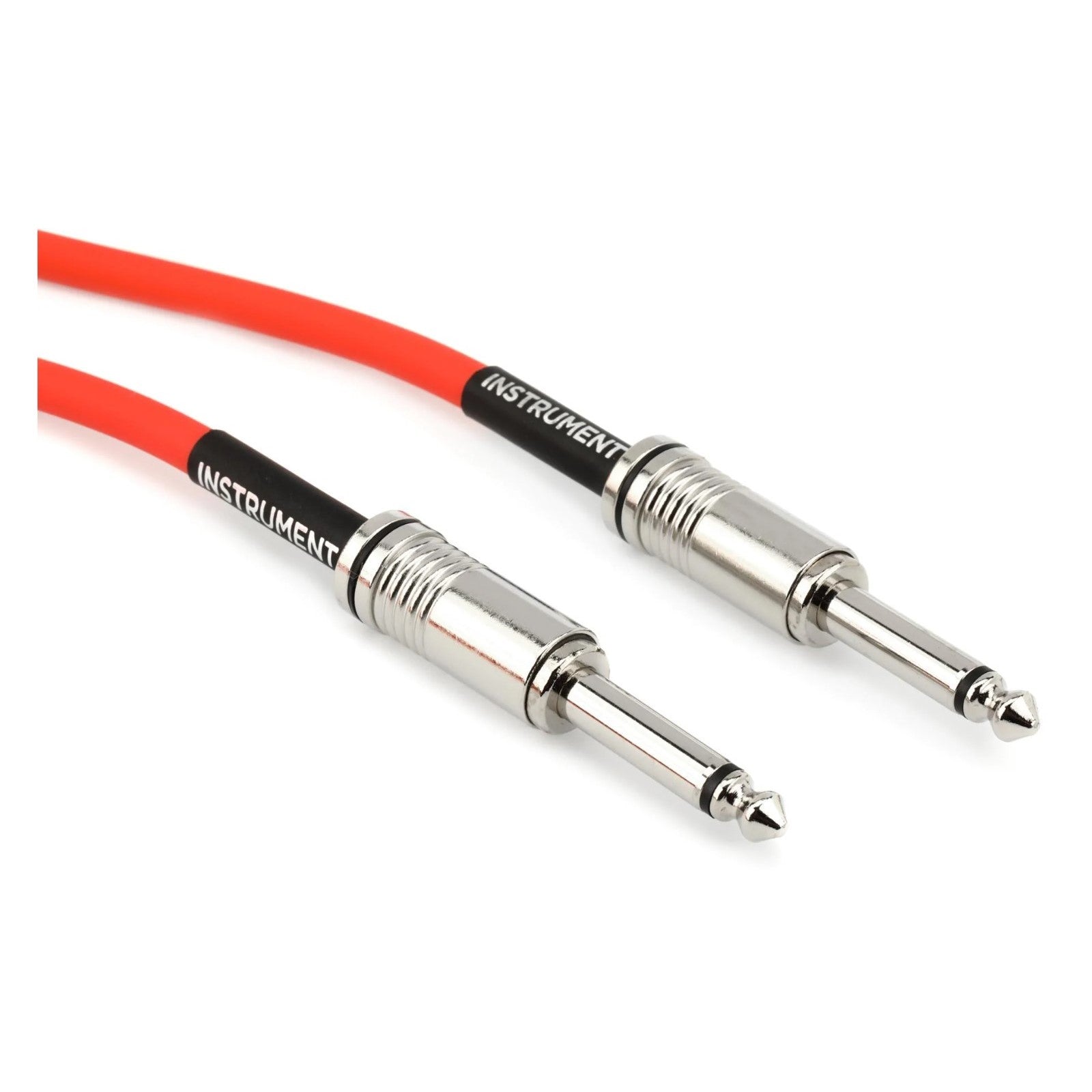 Prestige Picks® 1/4 in. Standard TS Mono Instrument Cable - Red