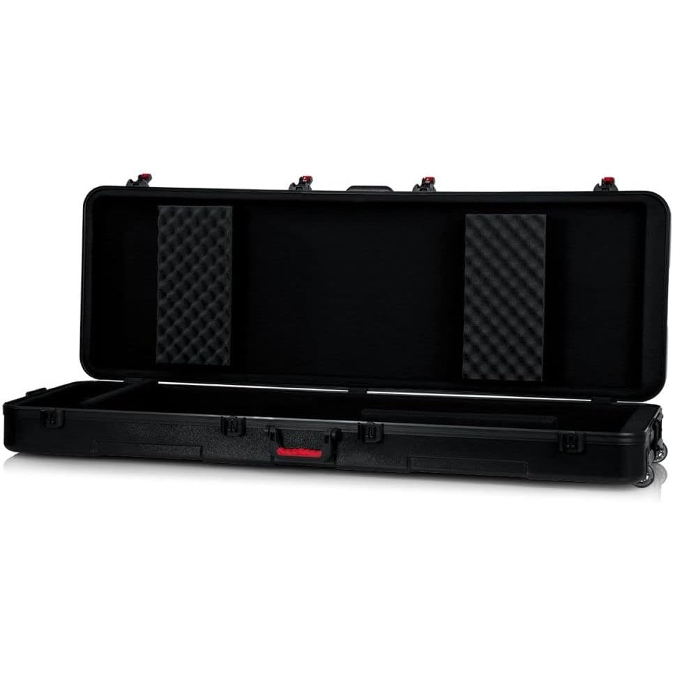 Gator Keyboard Hard Shell Case with Wheels & TSA-Approved Locks