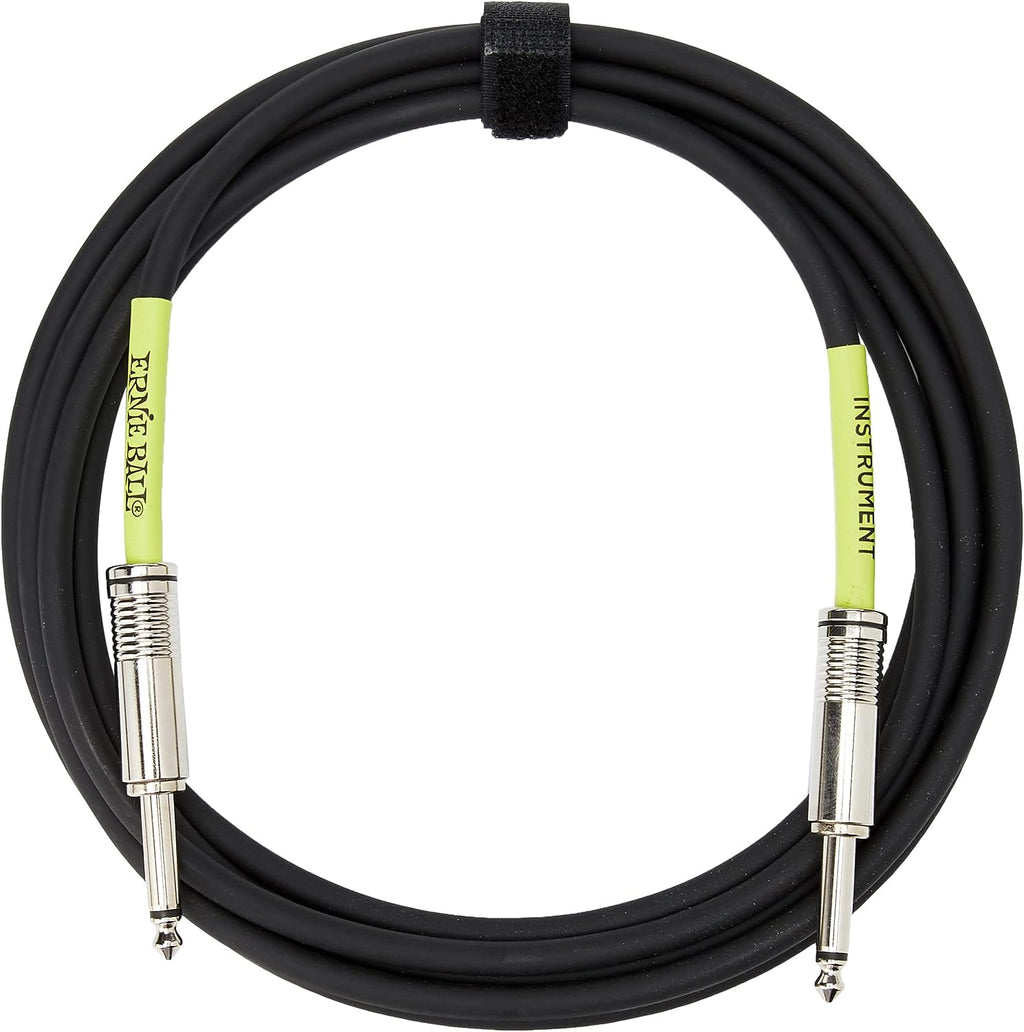 Prestige Picks® 1/4 in. Standard TS Mono Instrument Cable - Black