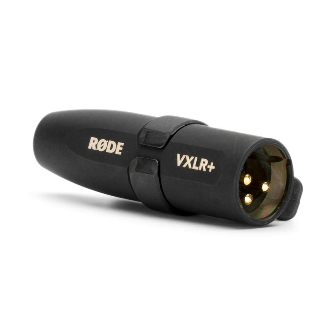 RODE VXLR+ 3.5mm TRS to XLR Adapter with Power Converter