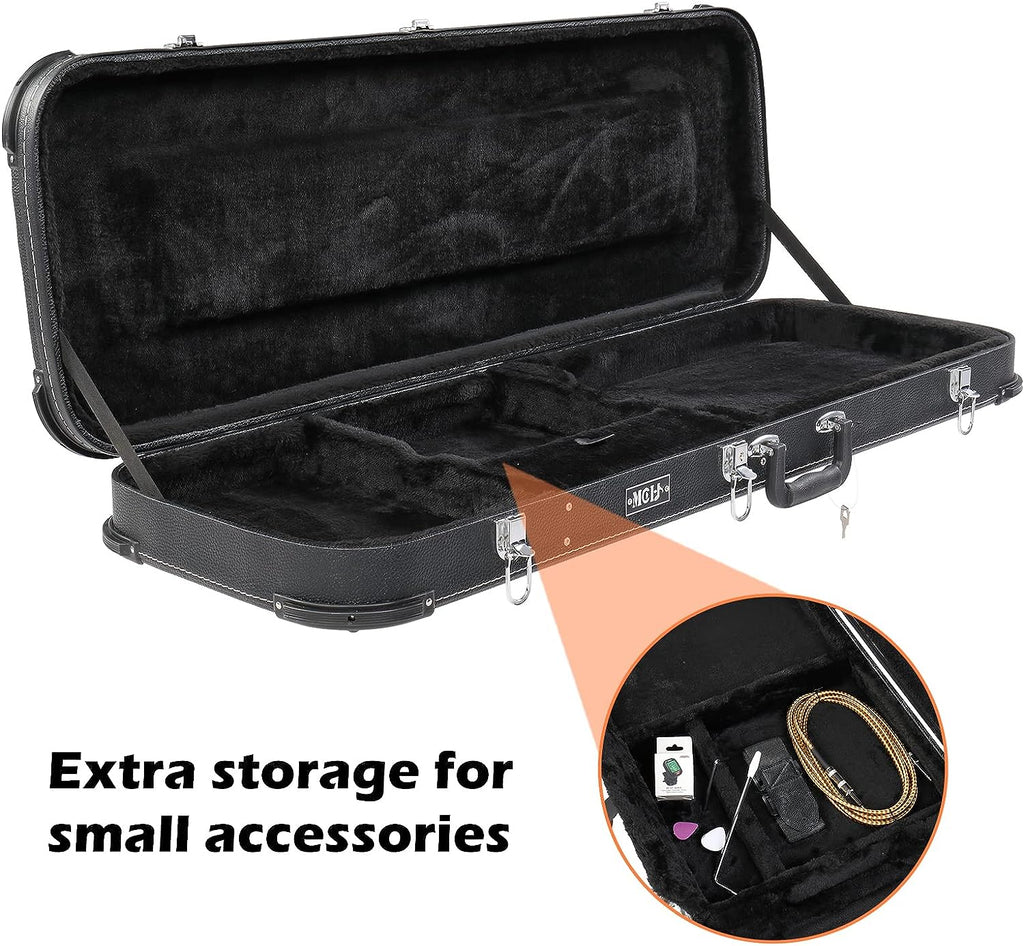 LW Essentials® Basic Electric/ Bass Guitar Hard Shell Case