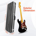 LW Essentials® Premium Electric/ Bass Guitar Hard Shell Case