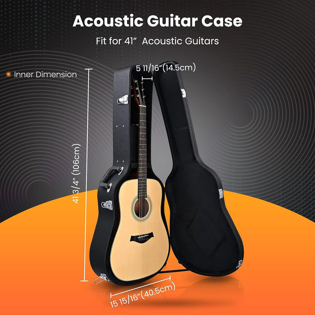 LW Essentials® Premium Acoustic Guitar Hard Shell Case