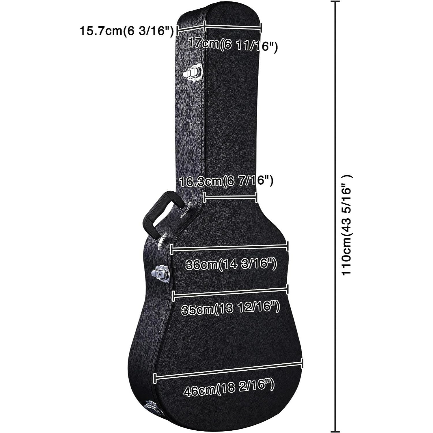 LW Essentials® Premium Acoustic Guitar Hard Shell Case