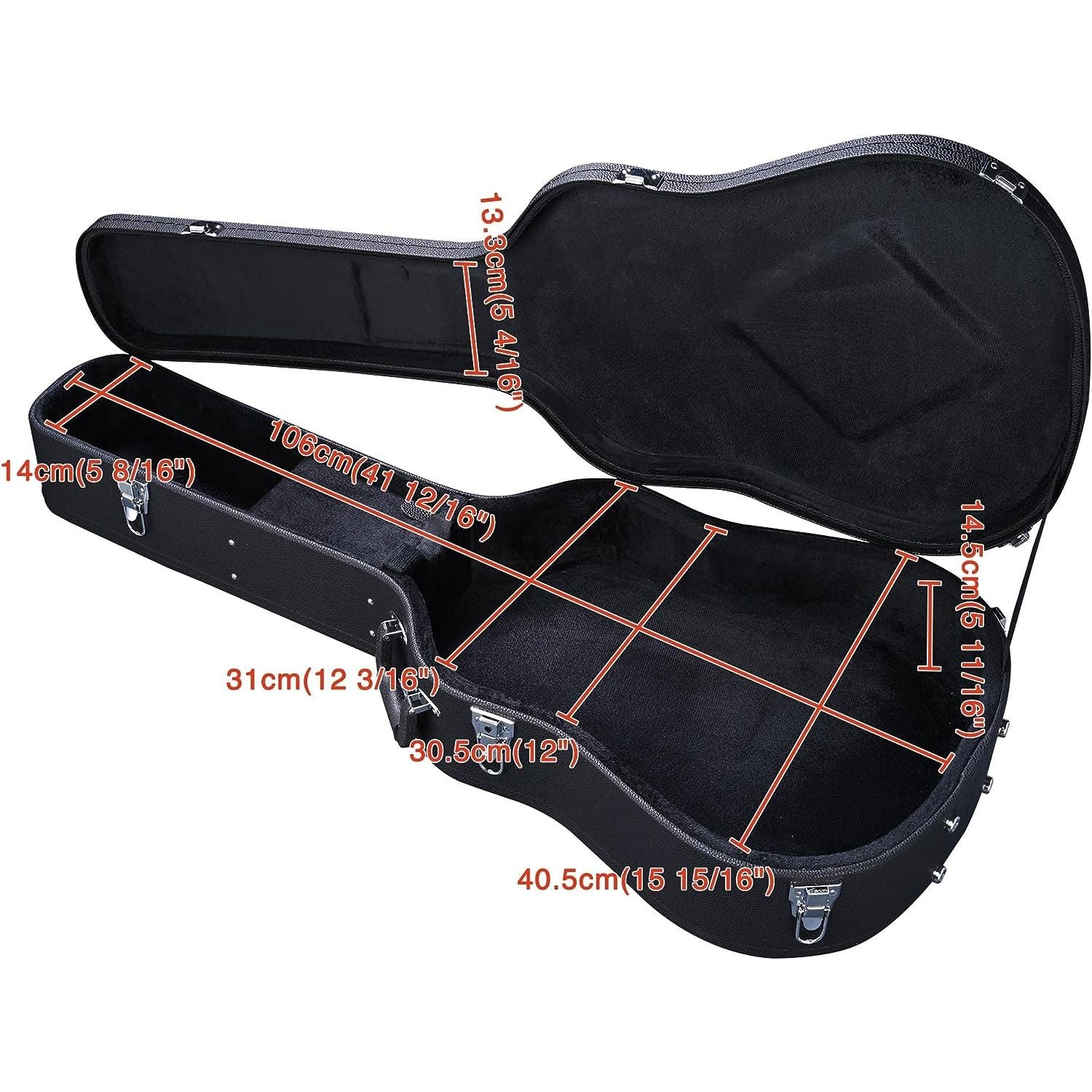 LW Essentials® Premium Acoustic Guitar Hard Shell Case
