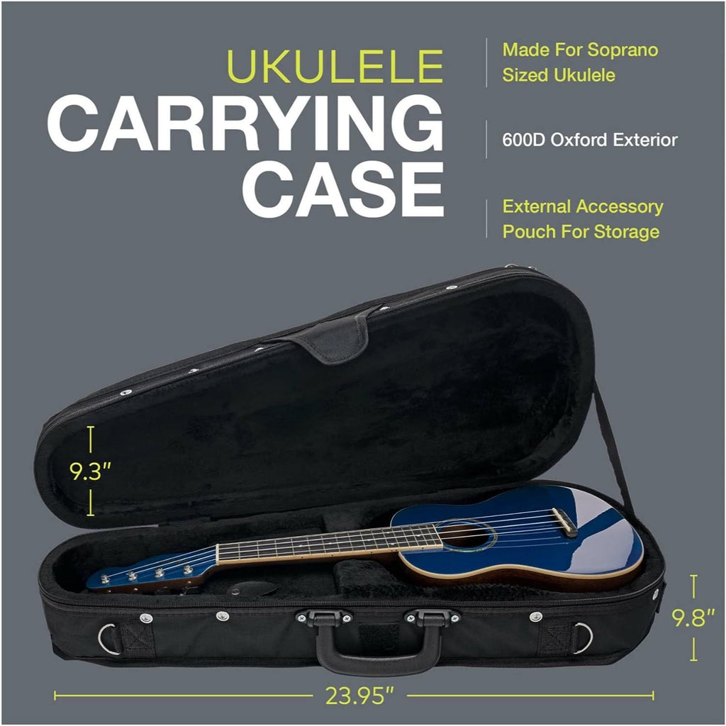 LW Essentials® Premium Ukulele Hard Case