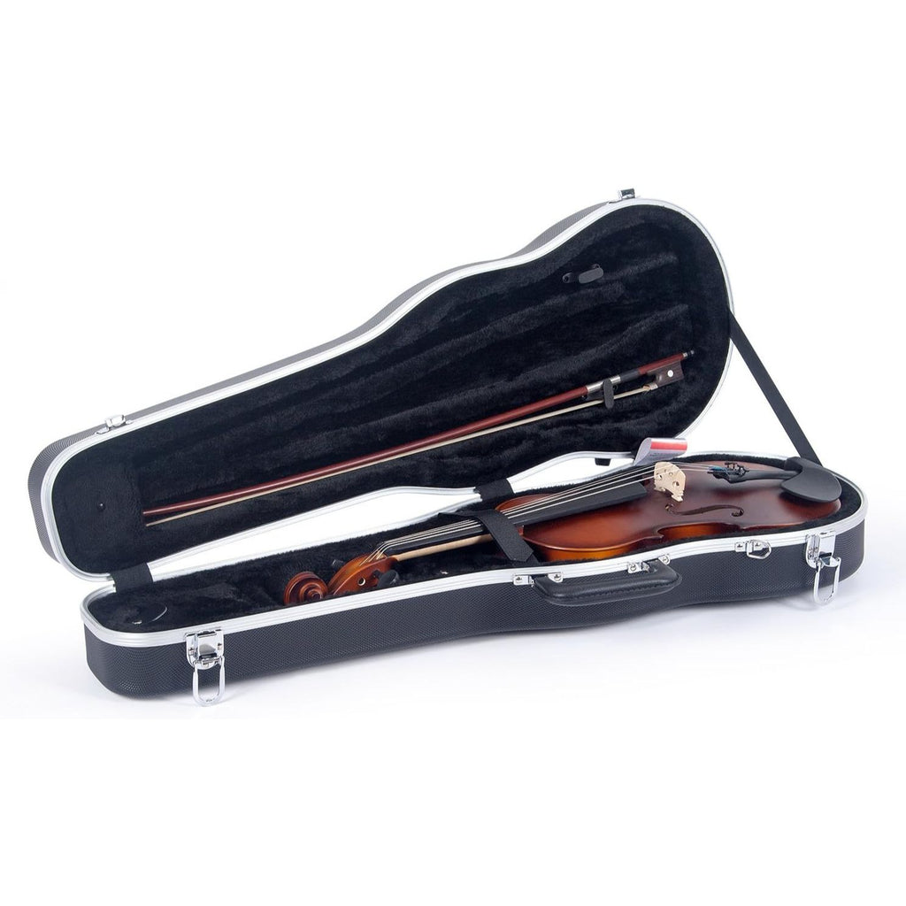 LW Essentials® Premium Violin Hard Shell Case with Backpack Straps