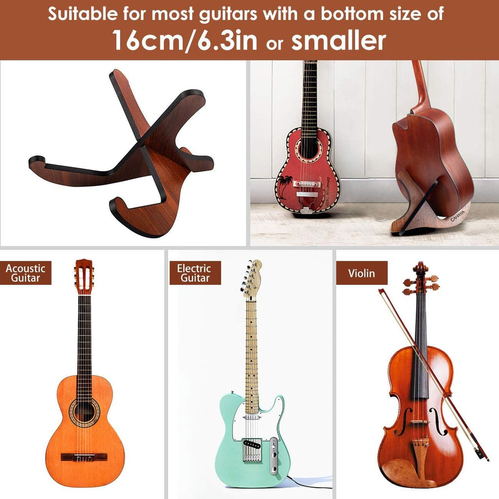LW Essentials® Basic 2-Piece Wooden Guitar Stand