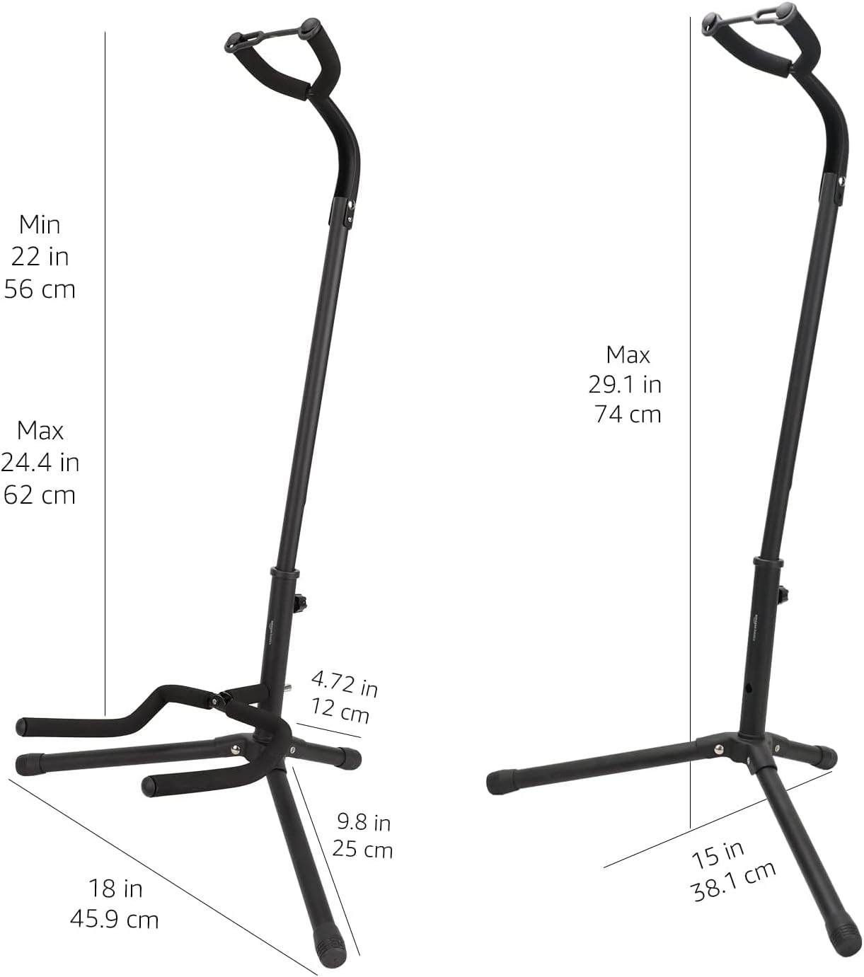 LW Essentials® Basic Guitar Stand with Neck Brace