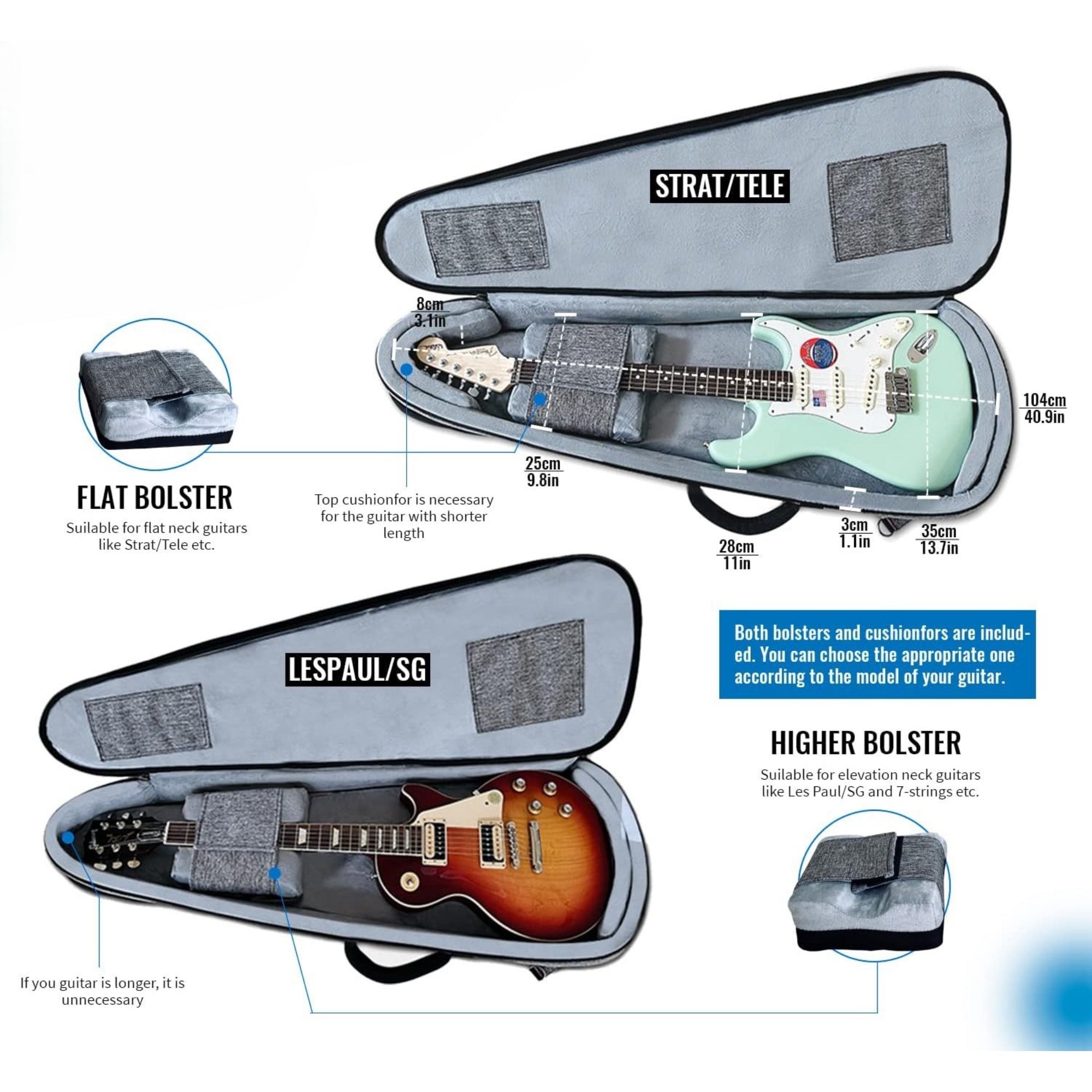 Prestige Picks® Electric/ Bass Guitar Bag