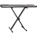 LW Essentials® Basic Keyboard Stand - Adjustable Double-Braced X-Style