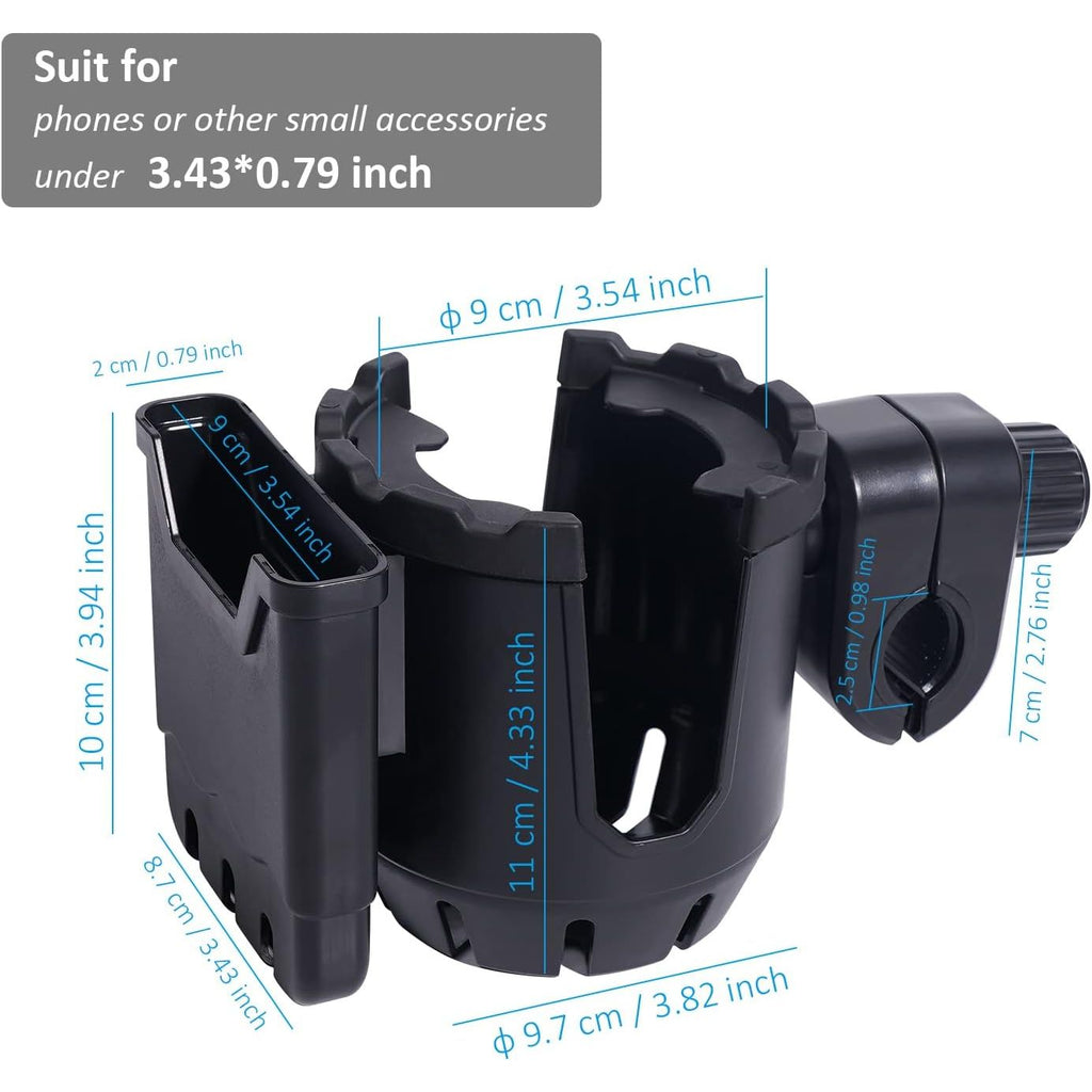 LW Essentials® Basic Drink/ Phone Holder for Microphone Stand
