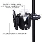 LW Essentials® Basic Drink/ Phone Holder for Microphone Stand