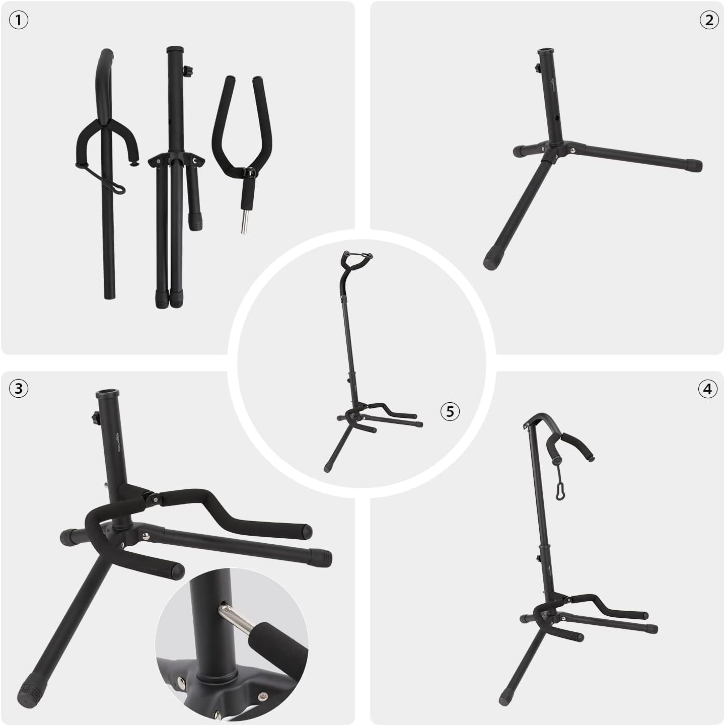 LW Essentials® Basic Guitar Stand with Neck Brace