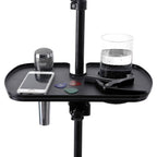 LW Essentials® Basic Tray for Microphone Stand with Mic & Drink Holder