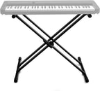 LW Essentials® Basic Keyboard Stand - Adjustable Double-Braced X-Style