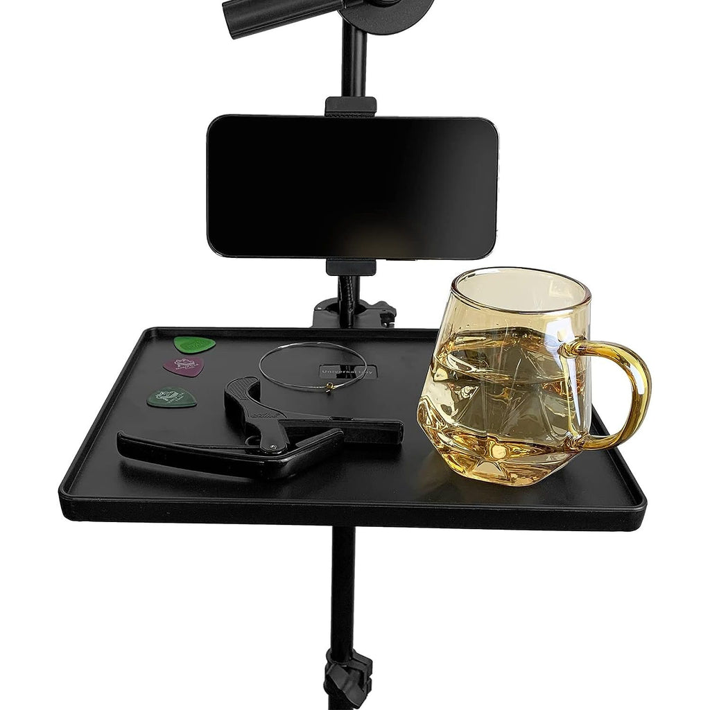 LW Essentials® Basic Tray for Microphone Stand with Phone Holder