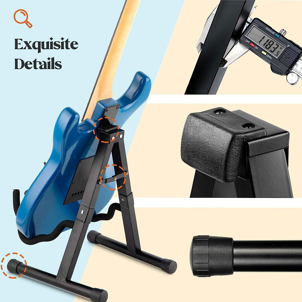 LW Essentials® Premium Collapsible Guitar Stand - A-Frame