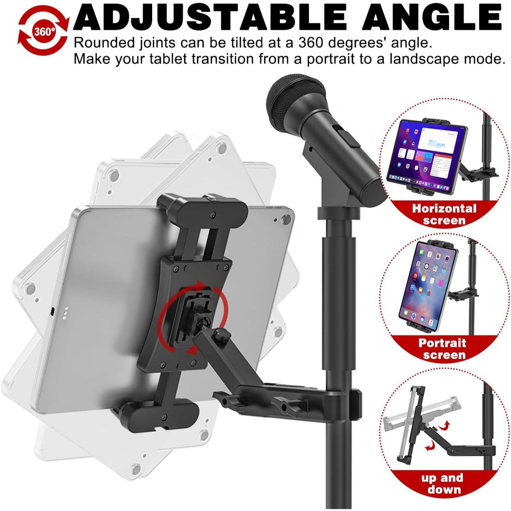 LW Essentials® Basic Tablet Holder for Microphone Stand