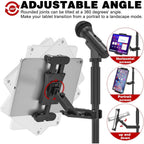 LW Essentials® Basic Tablet Holder for Microphone Stand