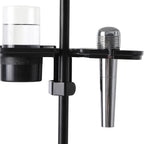 LW Essentials® Basic Tray for Microphone Stand with Mic & Drink Holder