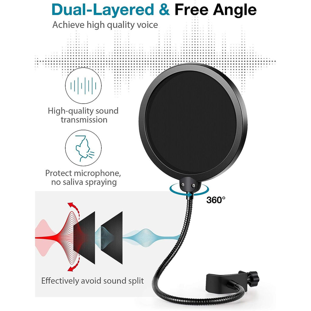 LW Essentials® Premium Microphone Desk Stand