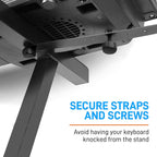 LW Essentials® Premium Keyboard Stand - Adjustable Heavy-Duty Z-Style