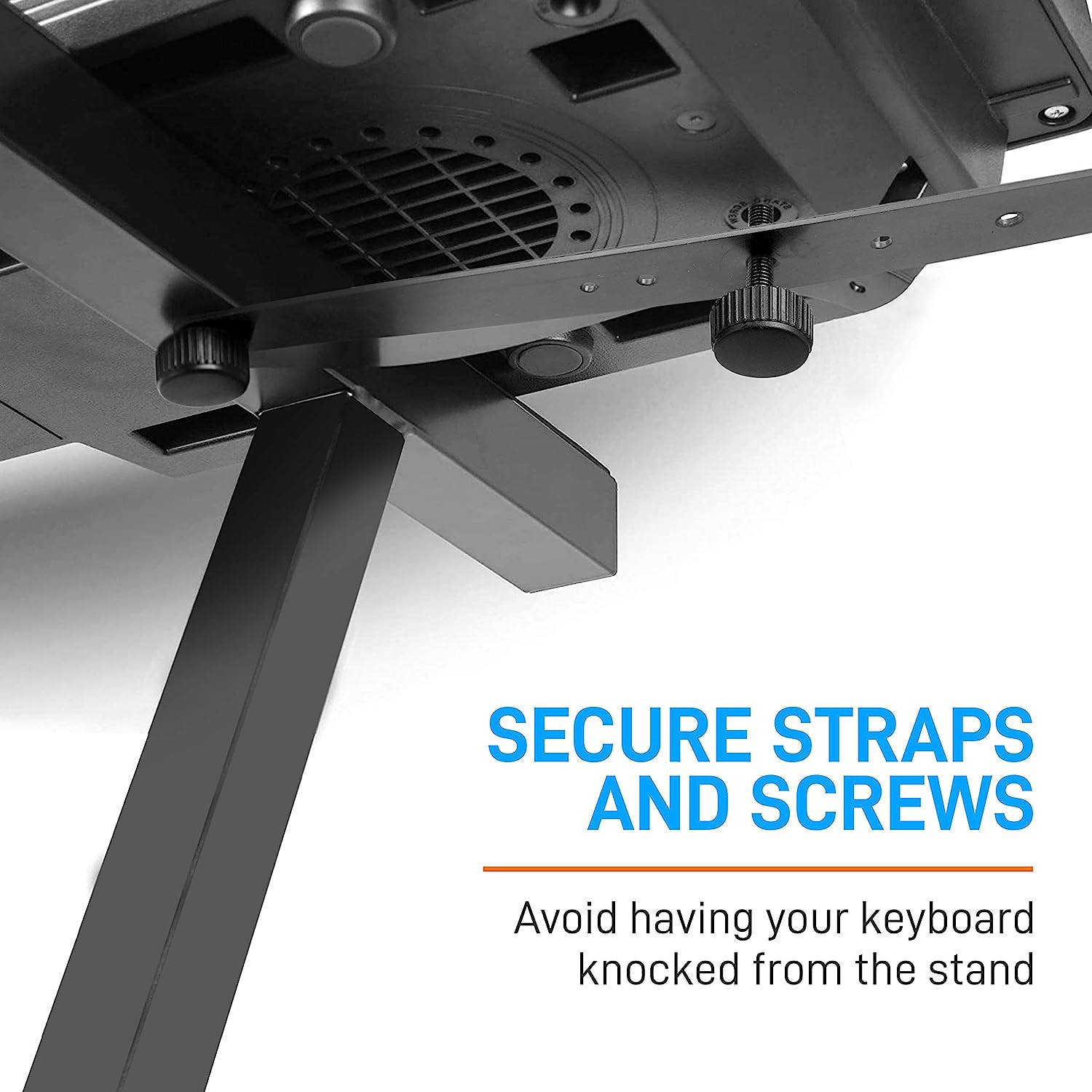 LW Essentials® Premium Keyboard Stand - Adjustable Heavy-Duty Z-Style