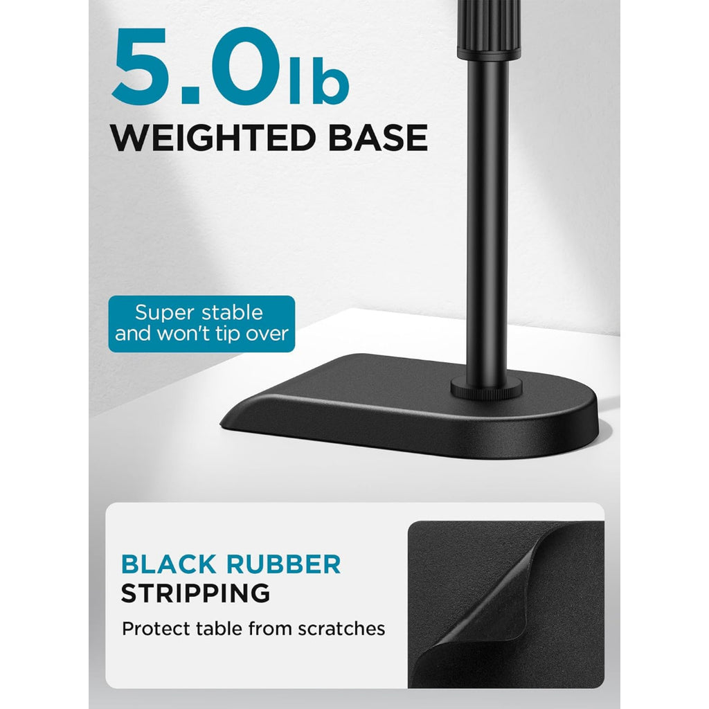 LW Essentials® Premium Microphone Desk Stand