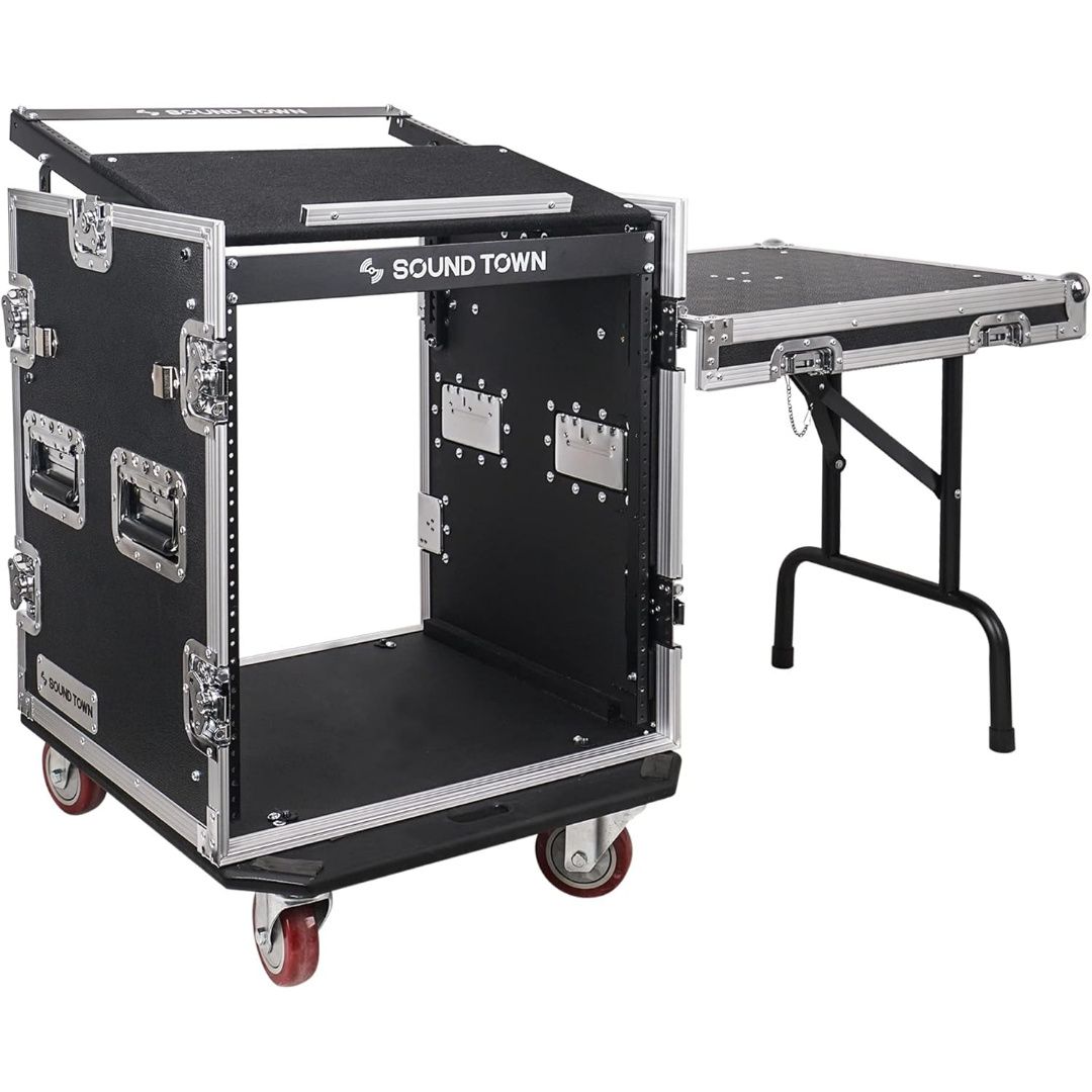 LW Essentials® Premium Pro Audio Rack Case with Wheels