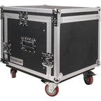 LW Essentials® Premium Pro Audio Rack Case with Wheels