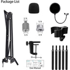 LW Essentials® Premium Microphone Desk Stand