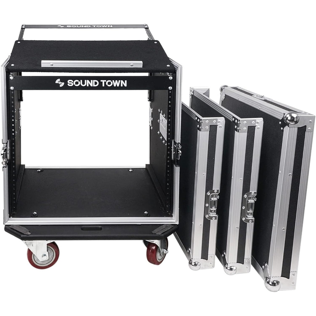 LW Essentials® Premium Pro Audio Rack Case with Wheels