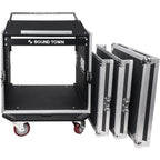 LW Essentials® Premium Pro Audio Rack Case with Wheels