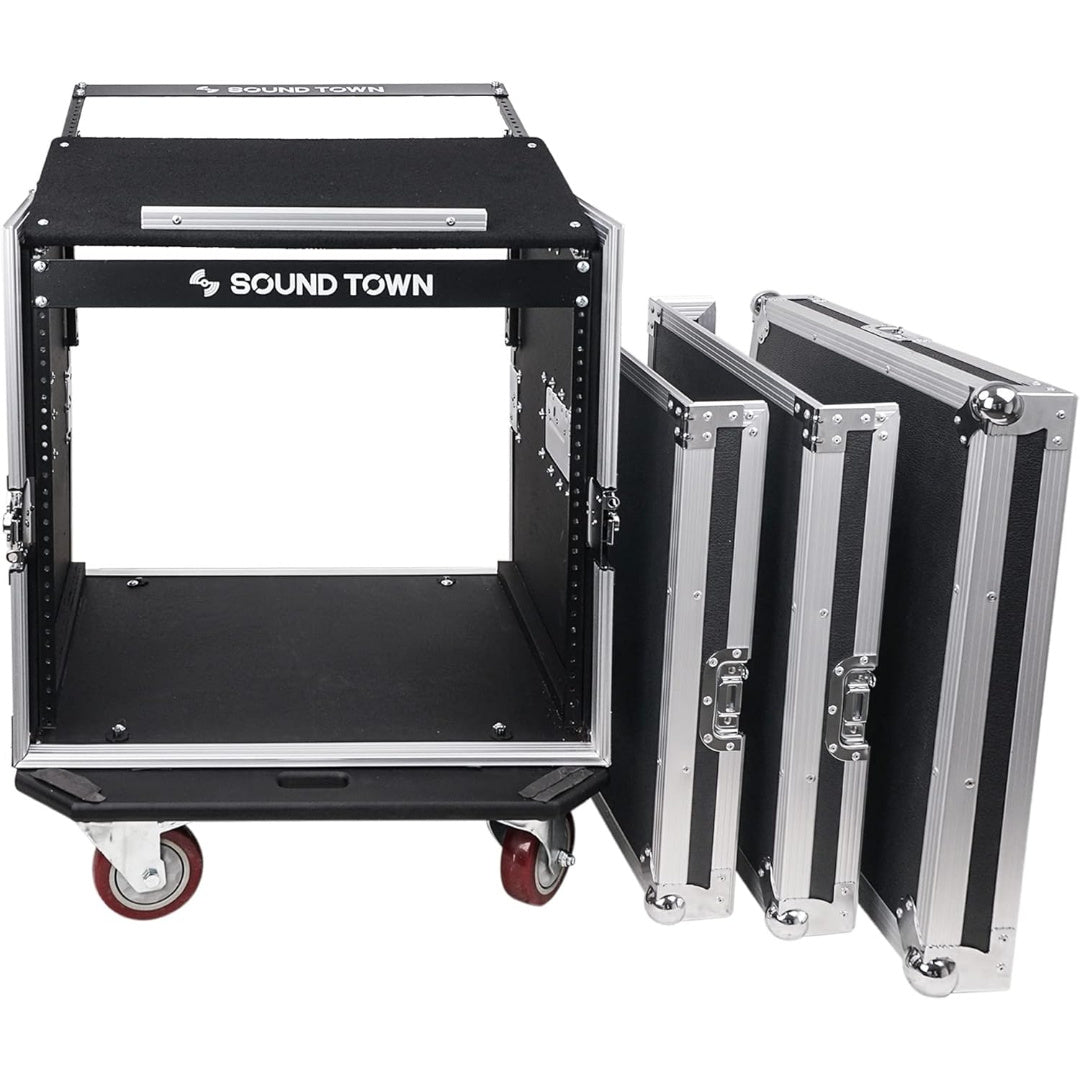 LW Essentials® Premium Pro Audio Rack Case with Wheels